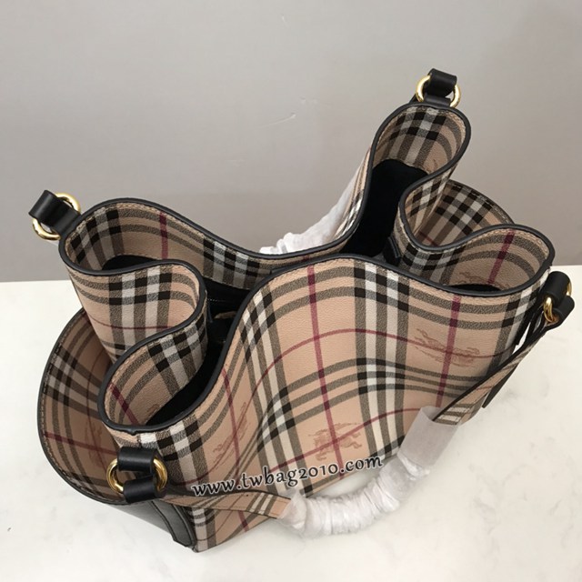 Burberry專門店新款格紋肩背托特包 巴寶莉經典購物袋 yxb1439